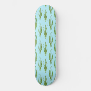 Skateboard Algues vertes plantes océaniques amoureux de la na