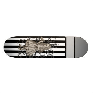 Skateboard Alice dans la grunge du pays des merveilles