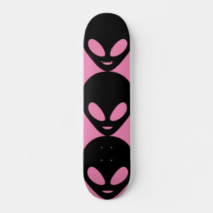 SKATEBOARD ALIEN COOL FILLES PINK SKATEBOARDS