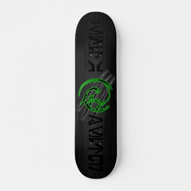 Skateboard ALIEN de métaux lourds (Devant)