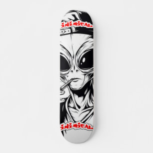 Skateboard Alien de pierre inimitable