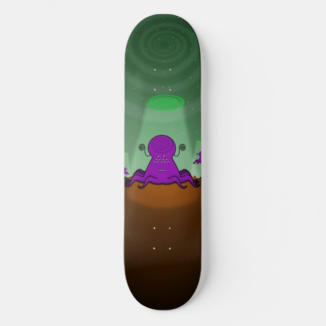Skateboard ALIENS ! Patinage (Recto)