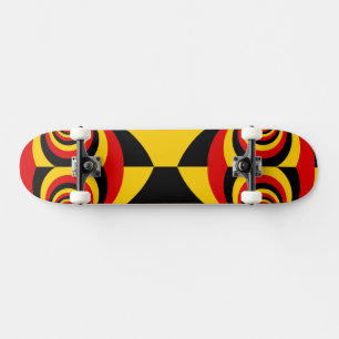 Skateboard Allemagne Couleurs du drapeau national étonnant aj