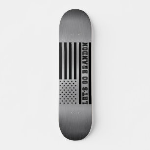 Skateboard Allons voir Brandon Acier Inoxydable Regarder Mét