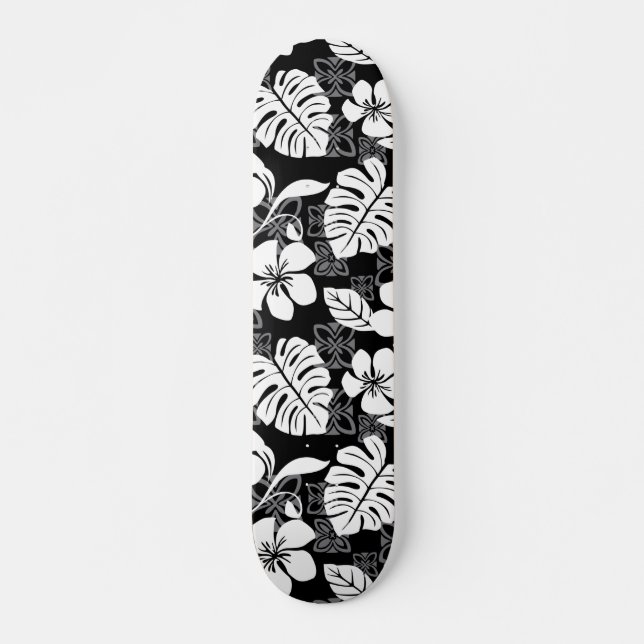 SKATEBOARD ALOHA VENDREDI (NOIR) (Devant)