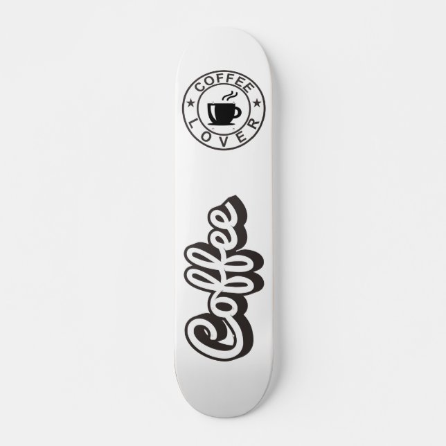 Skateboard Amant de café (Devant)