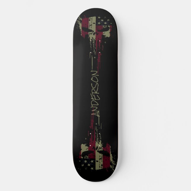 Skateboard AMERICA GRUNGE (Vorderseite)