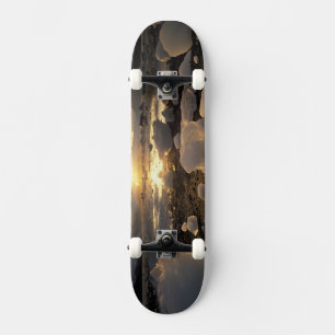 Skateboard Amérique du Nord, États-Unis, Alaska, Ice Bay, pay