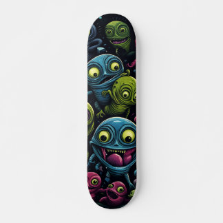 Skateboard Amour alien drôle de chance