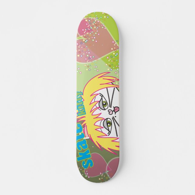 Skateboard Amour de Kitty de patin (Devant)
