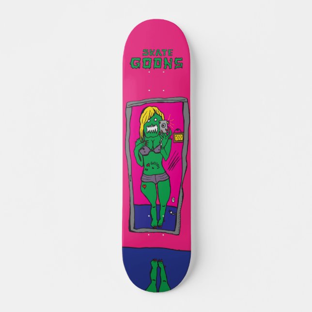 Skateboard Amour de miroir (Devant)