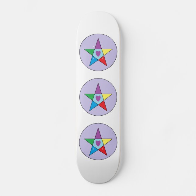 Skateboard Amour élémentaire (Recto)
