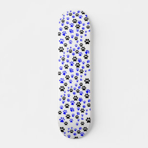 Skateboard Amoureux des chiens Paws Motif