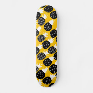 Skateboard Ananas noir