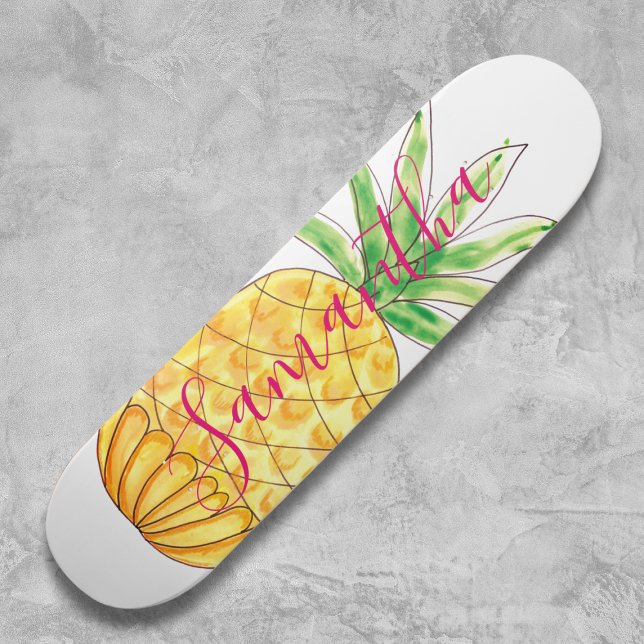 Skateboard Ananas personnalisé (Créateur téléchargé)