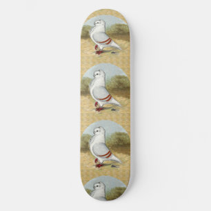 Skateboard Ancien Chien allemand Pigeon dans la ronde