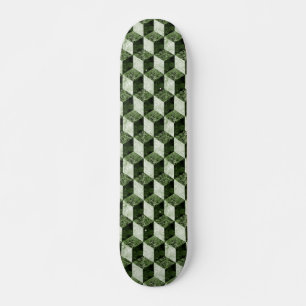 Skateboard Ancien Motif de blocs 03