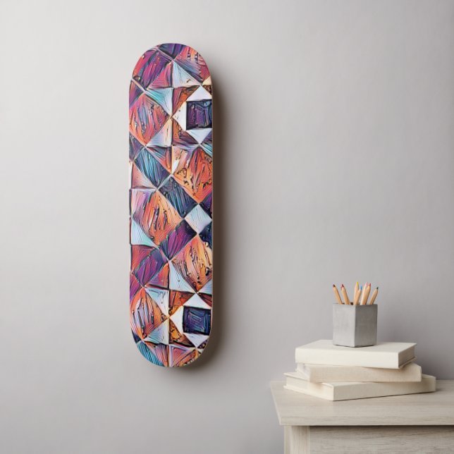 SKATEBOARD ANCIENNE ANGLETERRE CARRELAGE SOL (Art mural)
