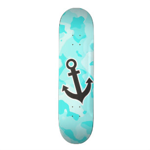 Skateboard Ancre sur Celeste Camo ; Camouflage