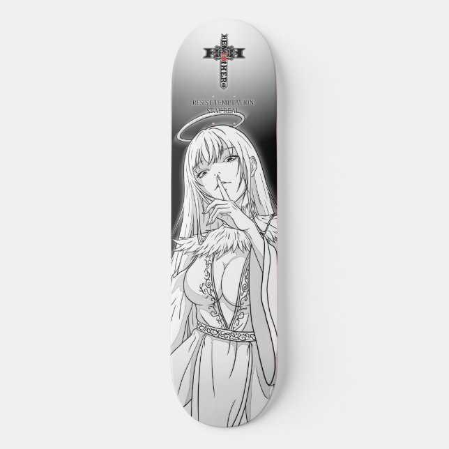 Skateboard Ange (Recto)