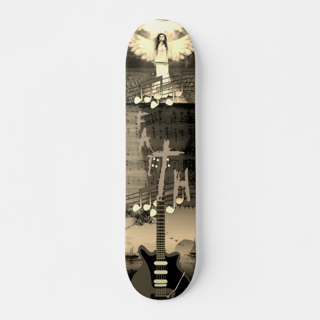 SKATEBOARD ANGE DE MUSIQUE DE FOI (Devant)
