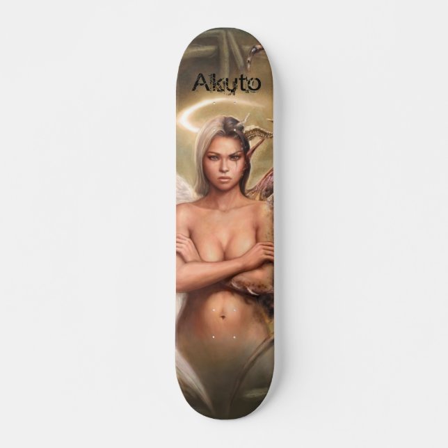 Skateboard ange démoniaque, Akuto (Devant)