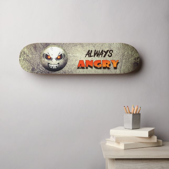 Skateboard Angermoji Vintage (Art mural (Horz))