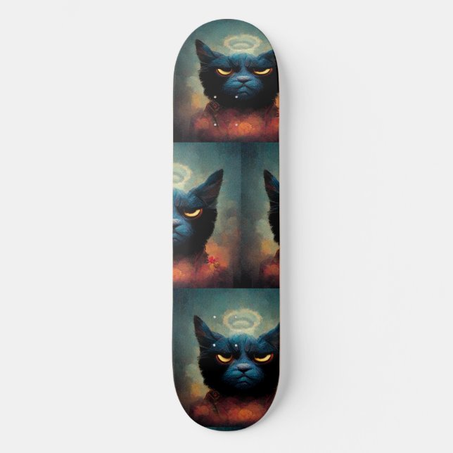 Skateboard Angus Le Seul Vrai Chat/Dieu (Recto)