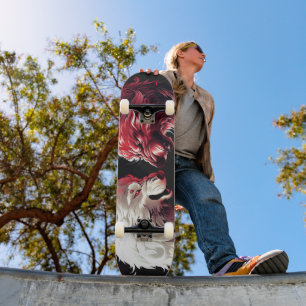 Skateboard Animal Fantastique de l'Esprit du Loup de l'Ombre 