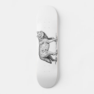 Skateboard Animal sauvage du loup