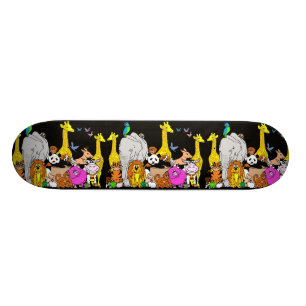 Skateboard Animaux heureux