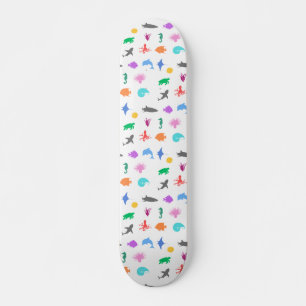 Skateboard Animaux marins à motifs