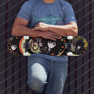 Skateboard Anime Girls -