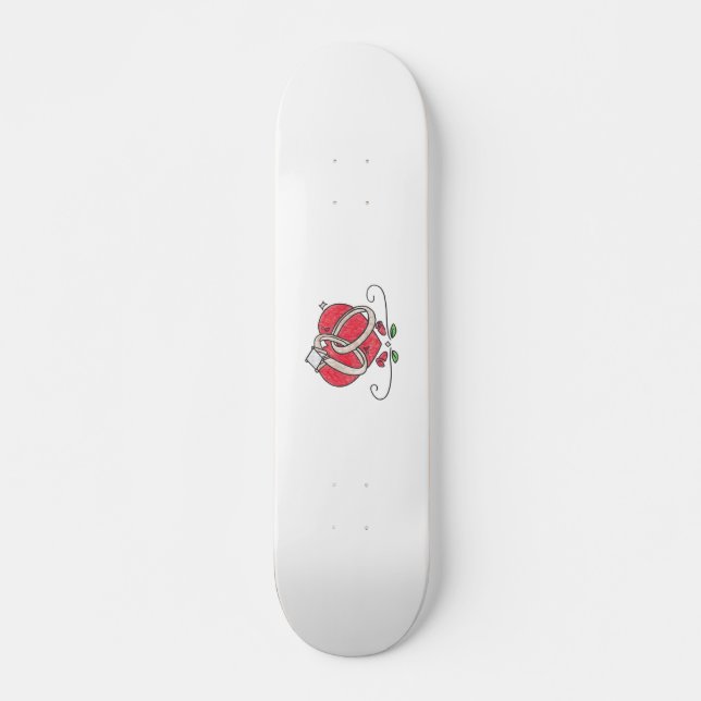 Skateboard Anneaux de mariage/bagues de fiançailles (Devant)