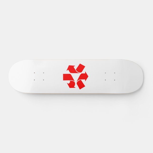 Skateboard Annuler le recyclage du symbole (Horz)