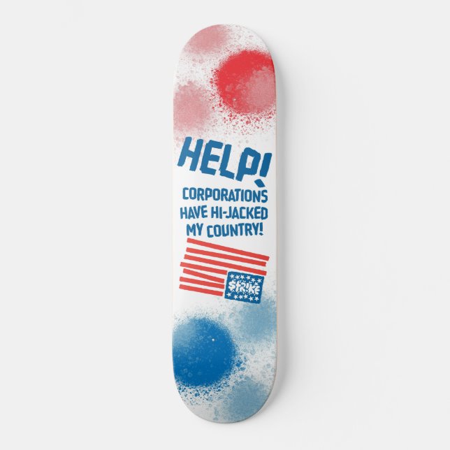 Skateboard APDECK_CAMERON_Art_StrikeHelp (Recto)