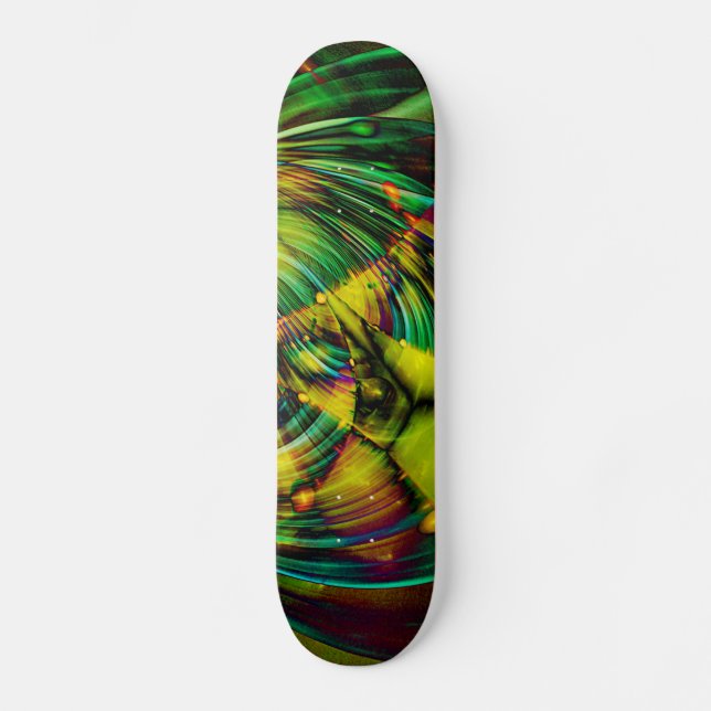Skateboard Apophyse Abstraite Fractale II (Recto)
