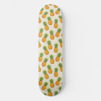 Skateboard Aquarelles Ananas