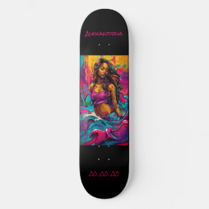 Skateboard Aquarius Astrologie Grafitti Personnaliser Skatebo