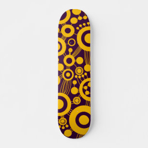Skateboard Arbre de vie Abstrait
