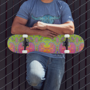 Skateboard Arbre fractal géométrique Super funky
