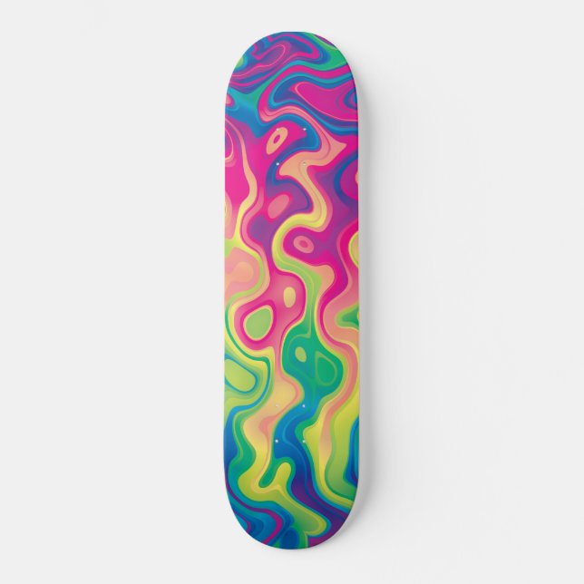 Skateboard Arc-en-ciel 8 (Recto)