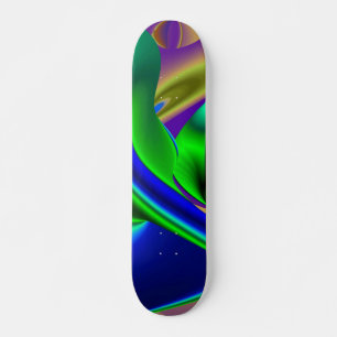 Skateboard Arc-en-ciel Abstrait
