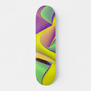 Skateboard Arc-en-ciel Abstrait