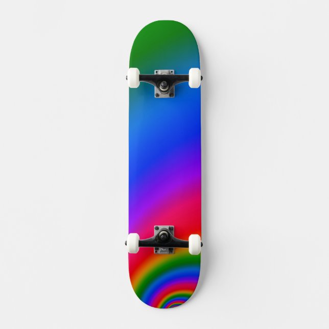 Skateboard Arcs-en-ciel (Recto)