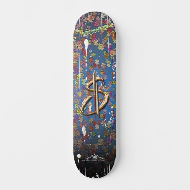 SKATEBOARD ARGENT (Recto)