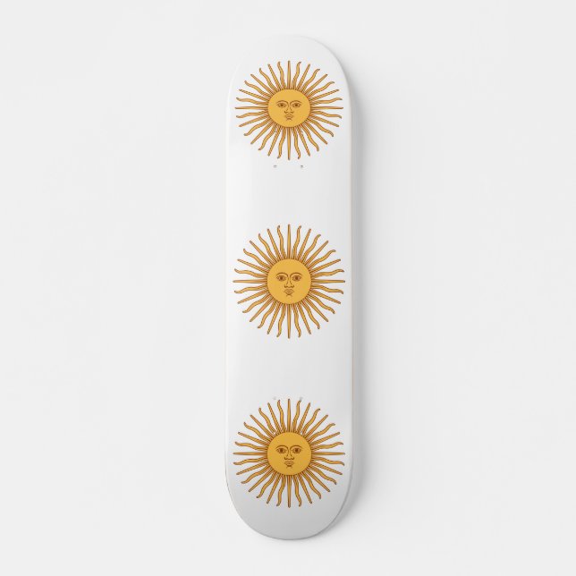 Skateboard Argentine Sol de Mayo (Devant)
