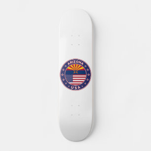 Skateboard Arizona, t-shirt Arizona, affiche Arizona, autocol