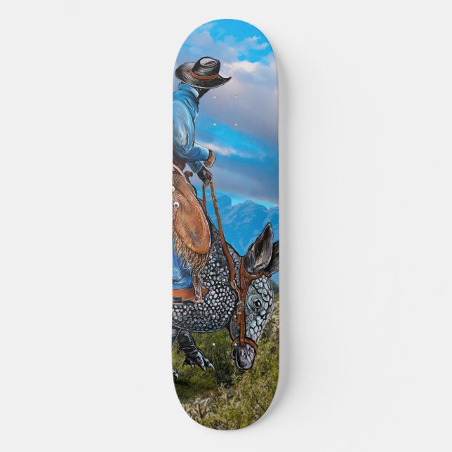 Skateboard Armadillo Cowboy (Recto)