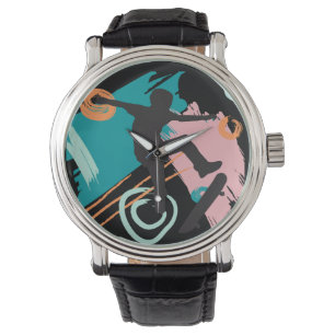 Skateboard Armbanduhr